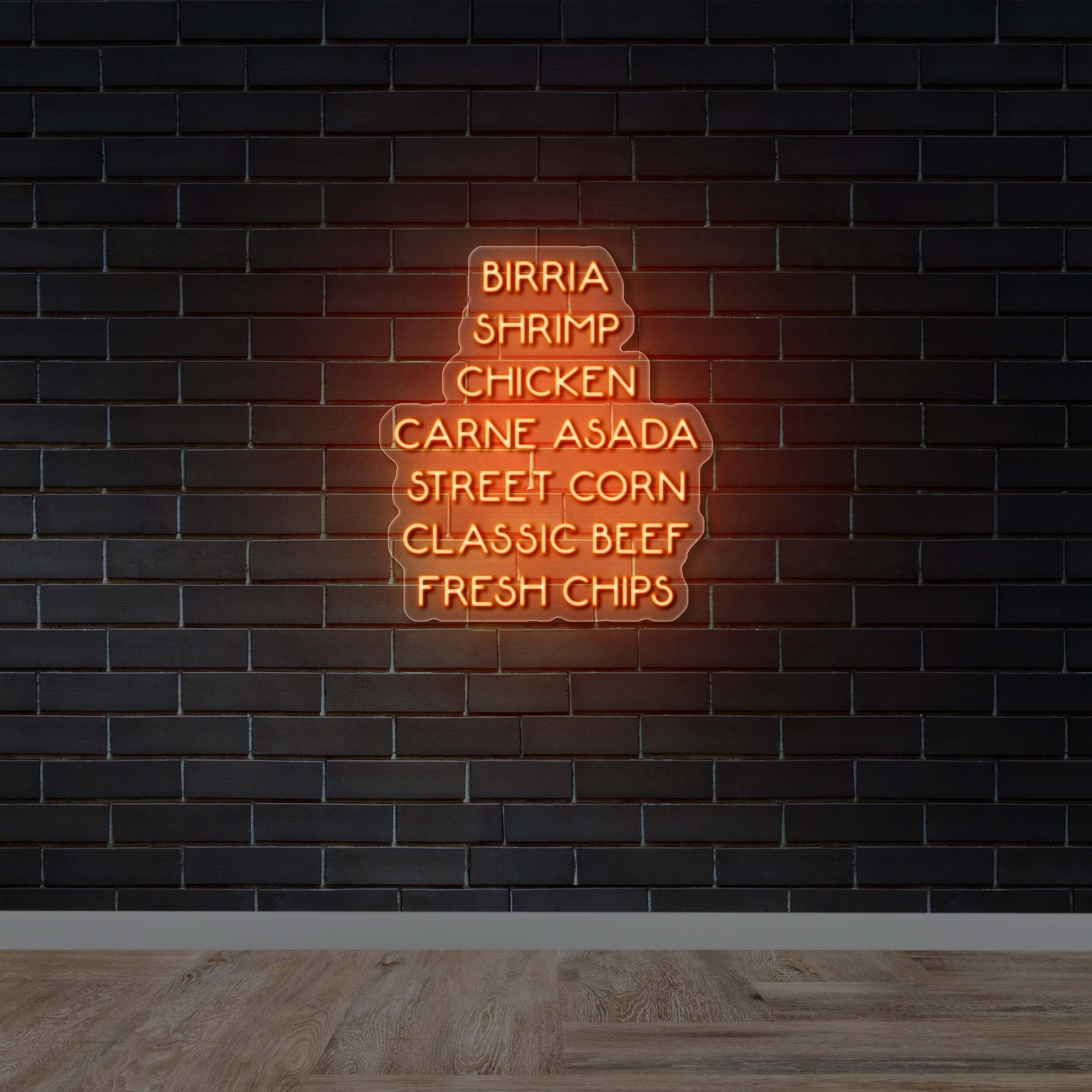Birria, Shrimp, Chicken, etc. - Premium Neon Artwork