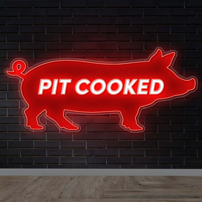 Currituck | Pit cooked - Premium Neon Artwork