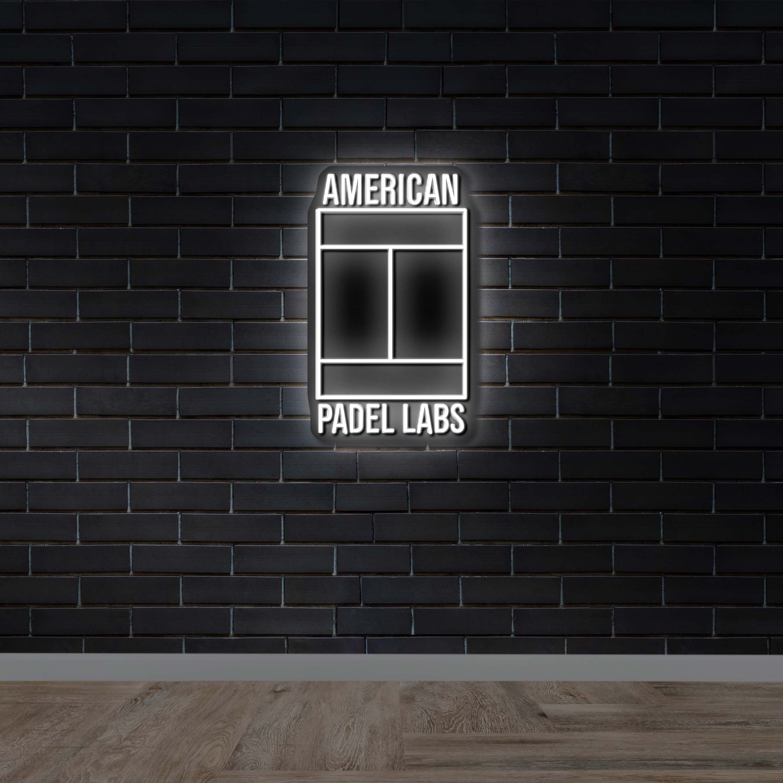 American Padel Labs - Premium Neon Artwork
