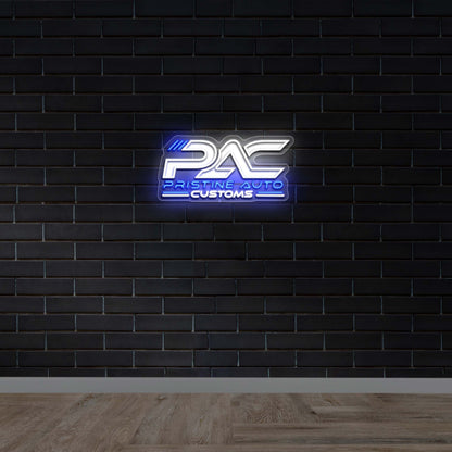 Pristine Auto Customs - Premium Neon Artwork