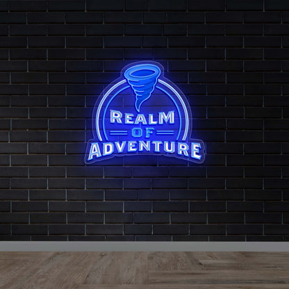 REALM OF ADVENTURE - Premium Neon Artwork