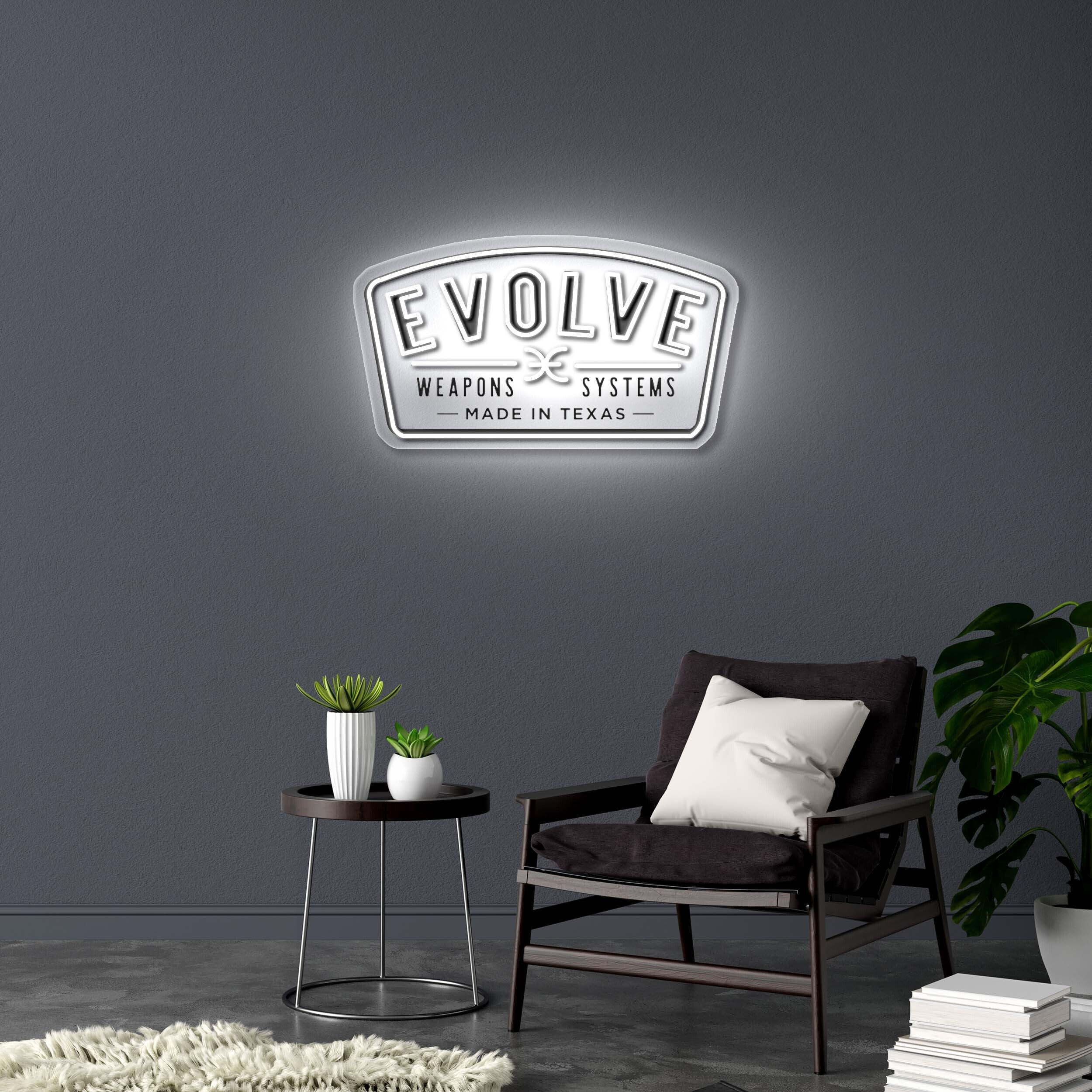 Evolve Weapons Systems - Premium Neon Artwork