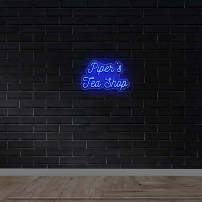 Piper's Tea Shop - Premium Neon Artwork