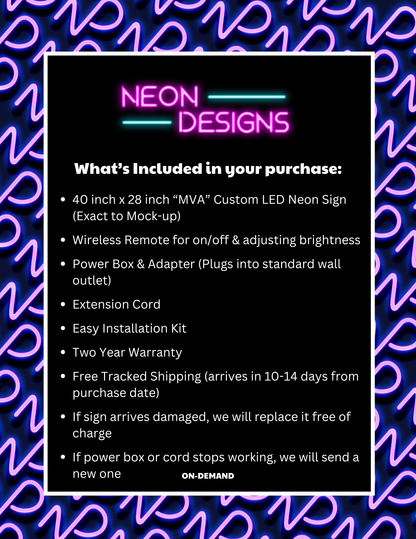 MVA - Premium Neon Artwork