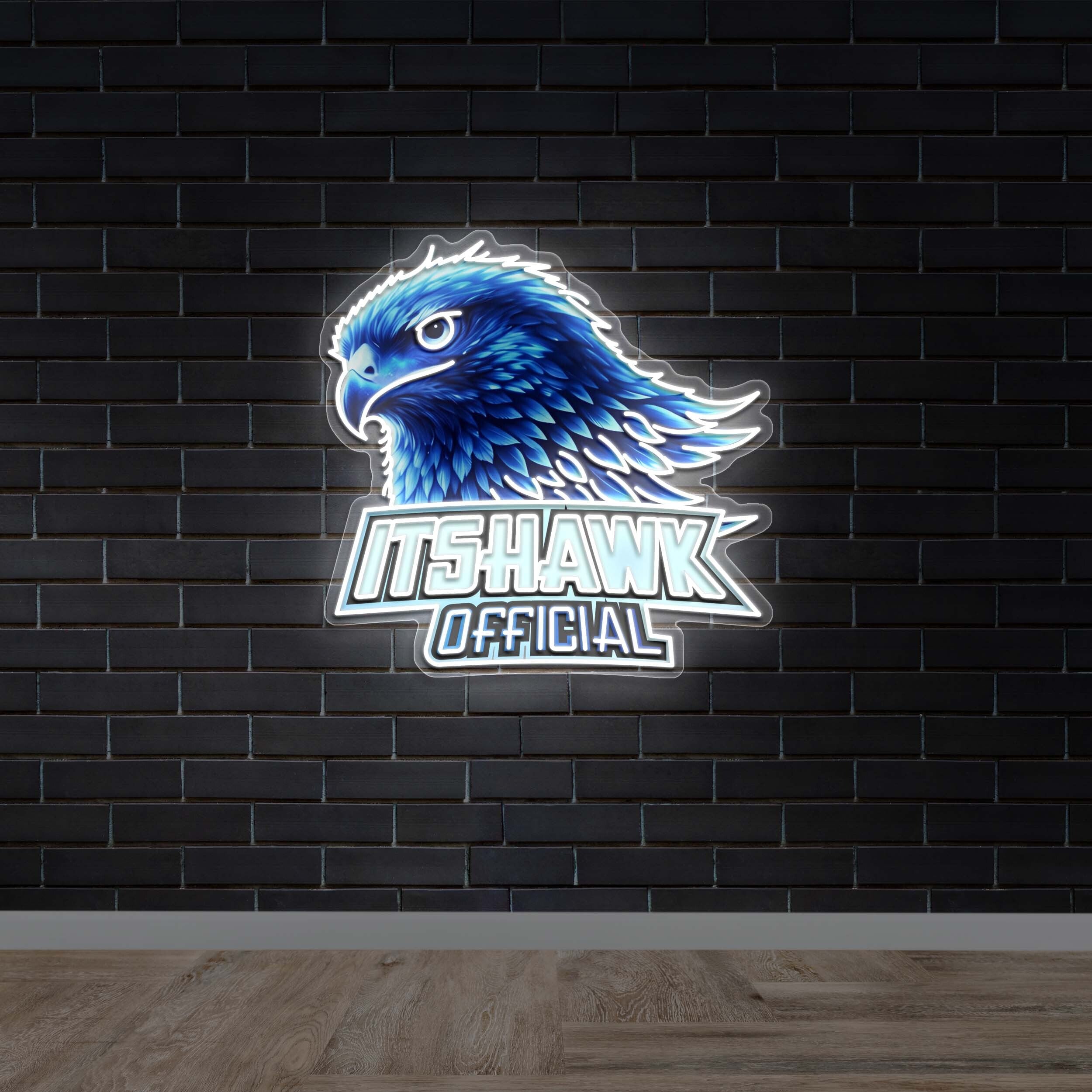ITS HAWK OFFICIAL | Front-lit Version - Premium Neon Artwork