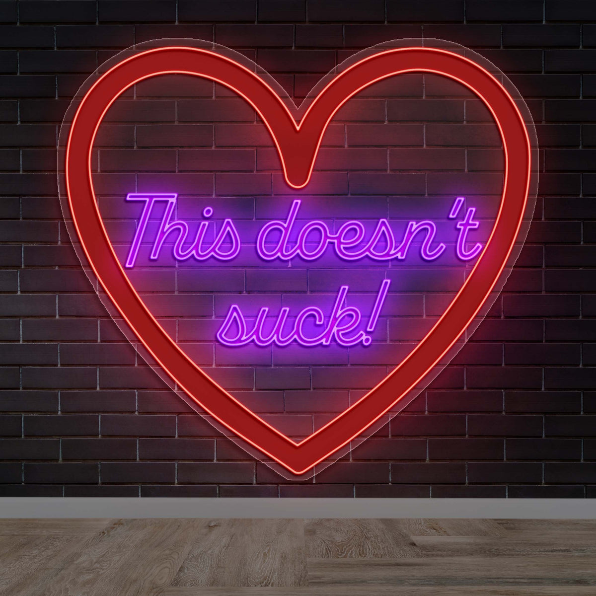 This doesn't suck! (version 2) - Premium Neon Artwork