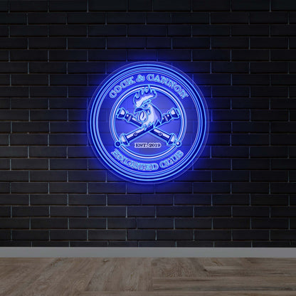 COCK & CANNON - Premium Neon Artwork