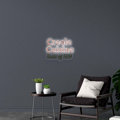 Creole Cuisine Taste of 509 - Premium Neon Artwork