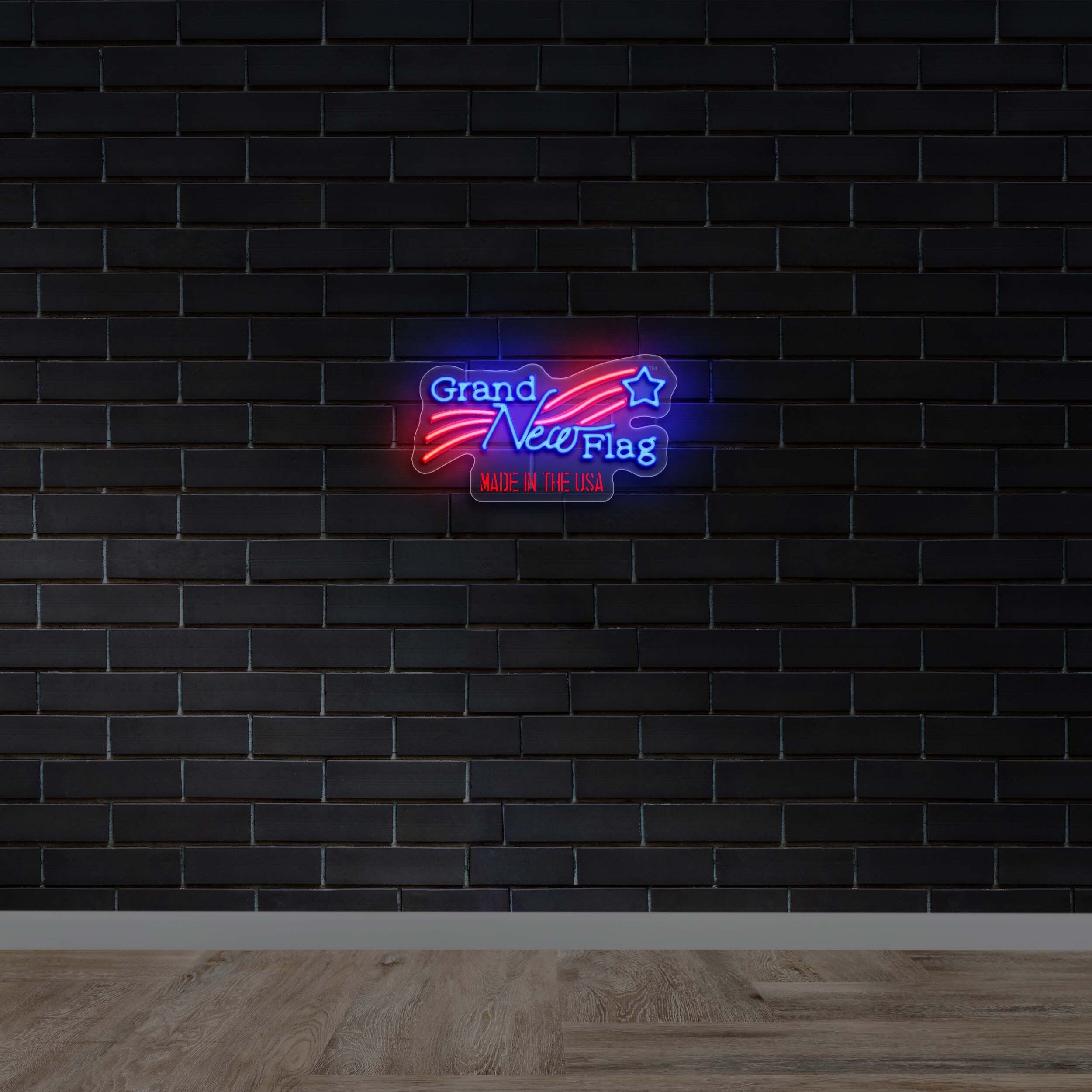 Grand New Flag - Premium Neon Artwork