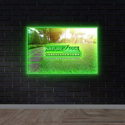 Nature’z Edge Landscape & Lawn - Premium Neon Artwork