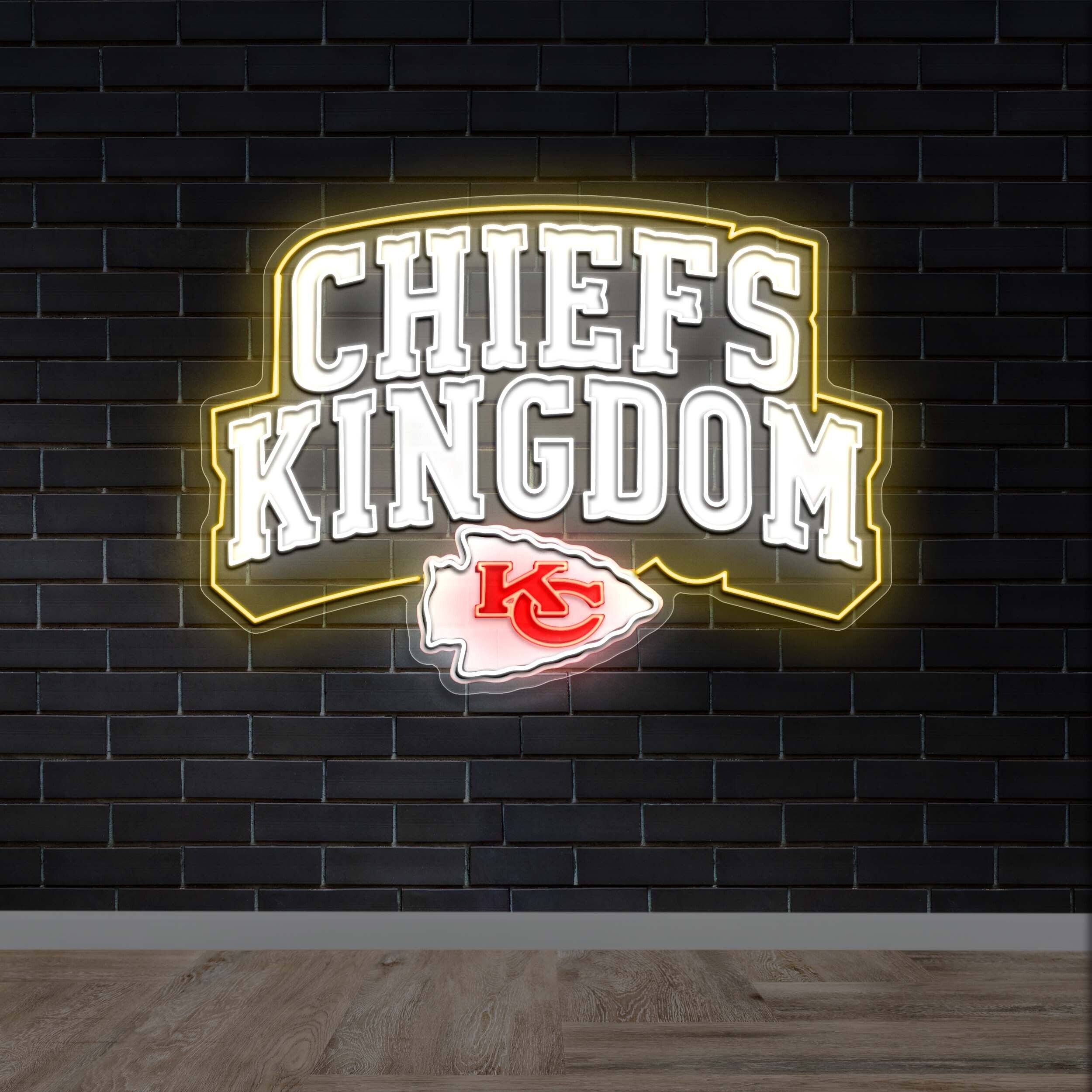 CHIEFS KINGDOM - Premium Neon Artwork