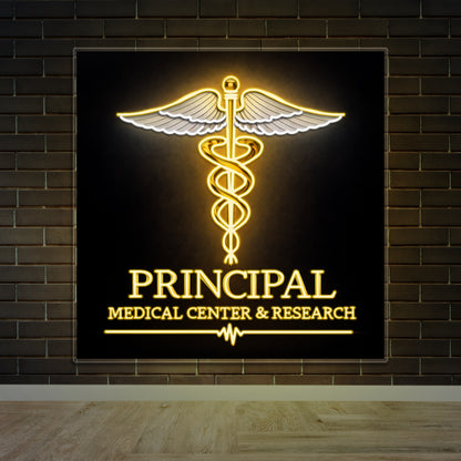 Principal Medical & Research - Premium Neon Artwork