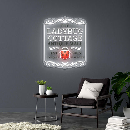 The Ladybug Cottage Antique Mall - Premium Neon Artwork