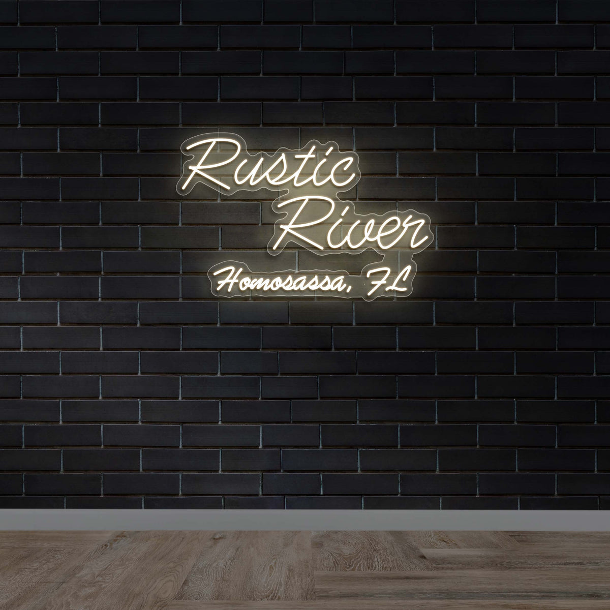 Rustic River - Premium Neon Artwork