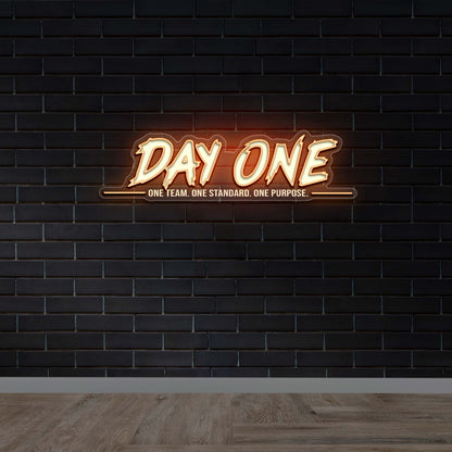 Day One - Premium Neon Artwork