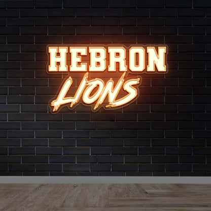 Hebron Lions - Premium Neon Artwork