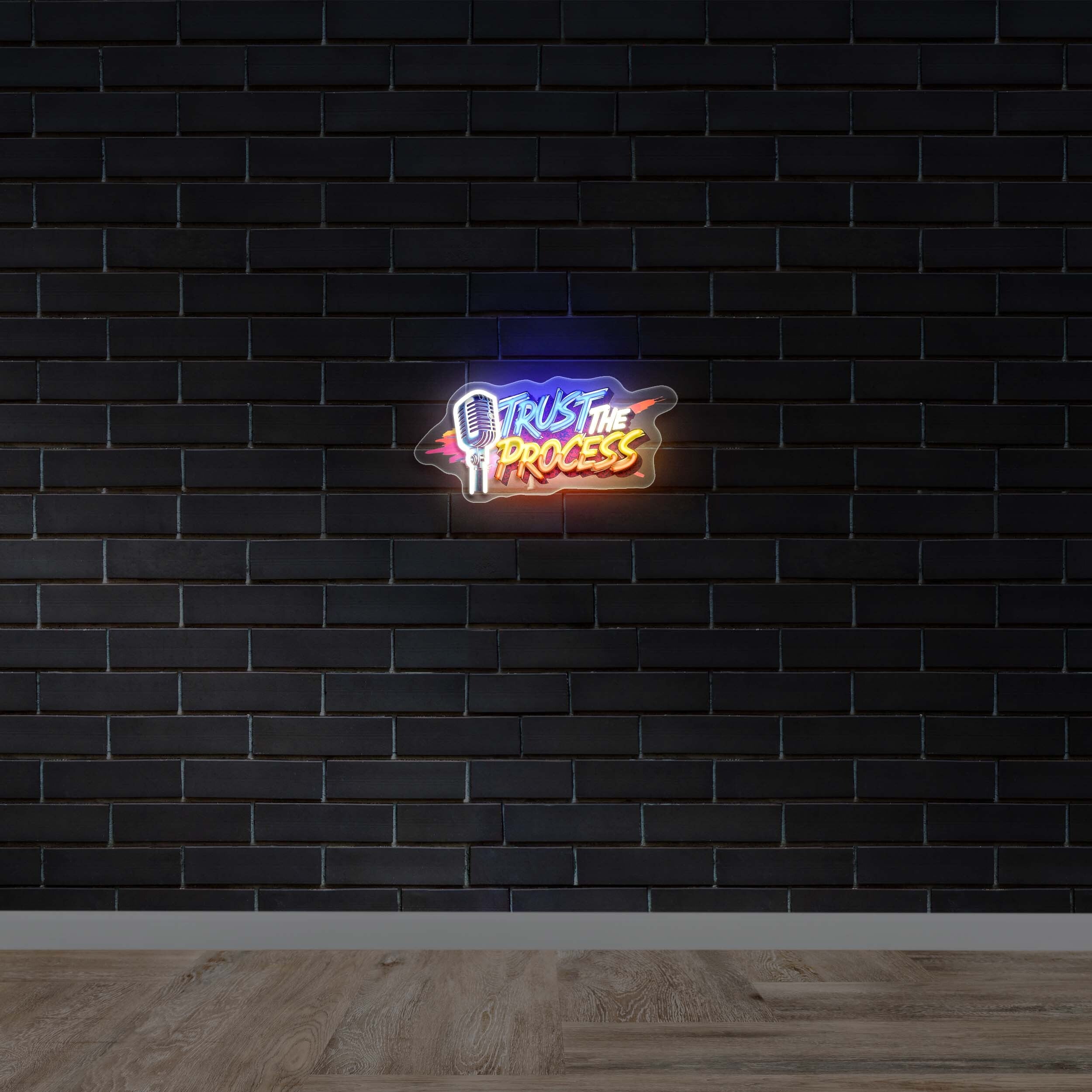 Trust the Process - Premium Neon Artwork