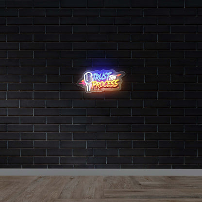 Trust the Process - Premium Neon Artwork