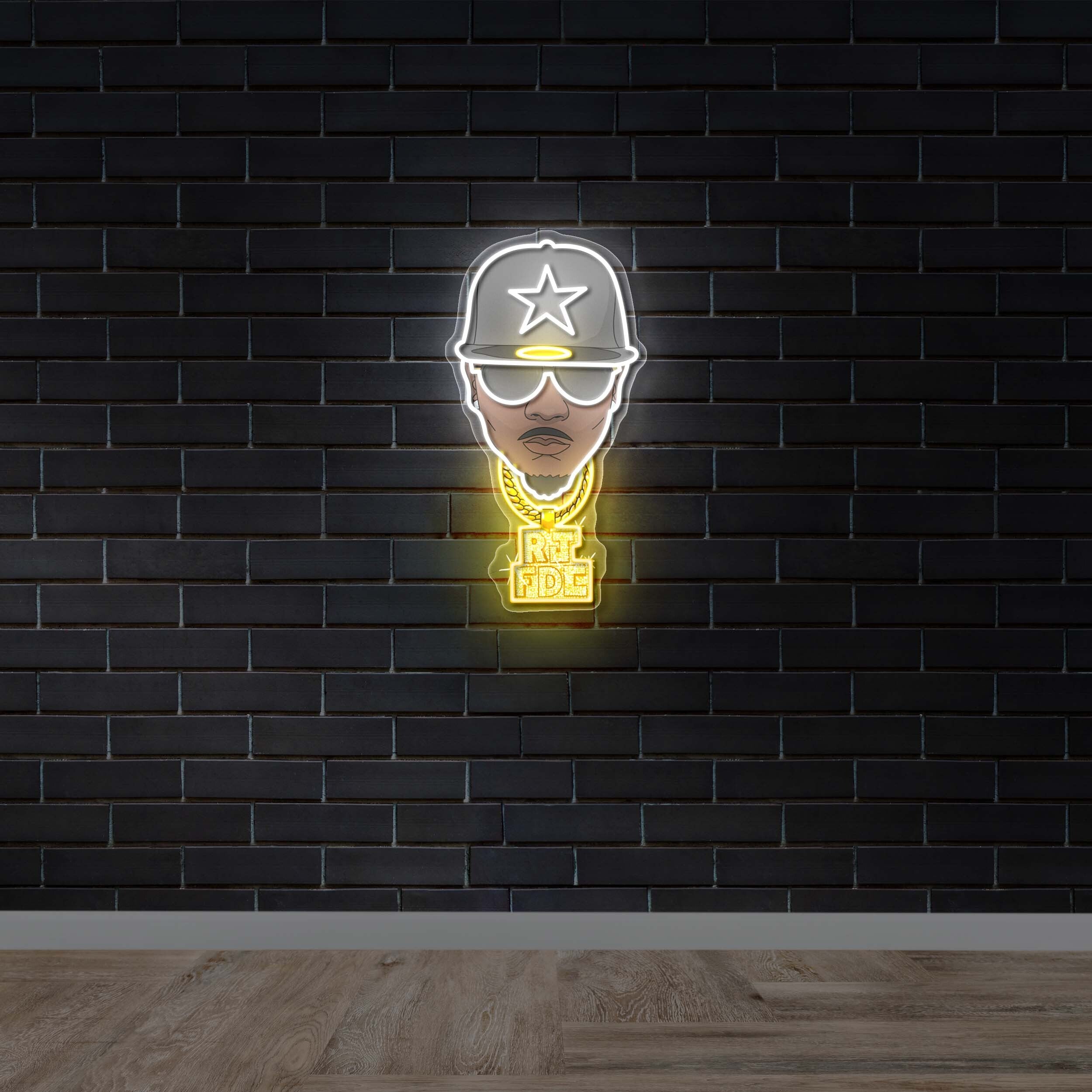 RJ FDC - Premium Neon Artwork