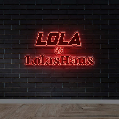 LOLA - Premium Neon Artwork