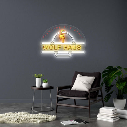 WOLF HAUS - Premium Neon Artwork
