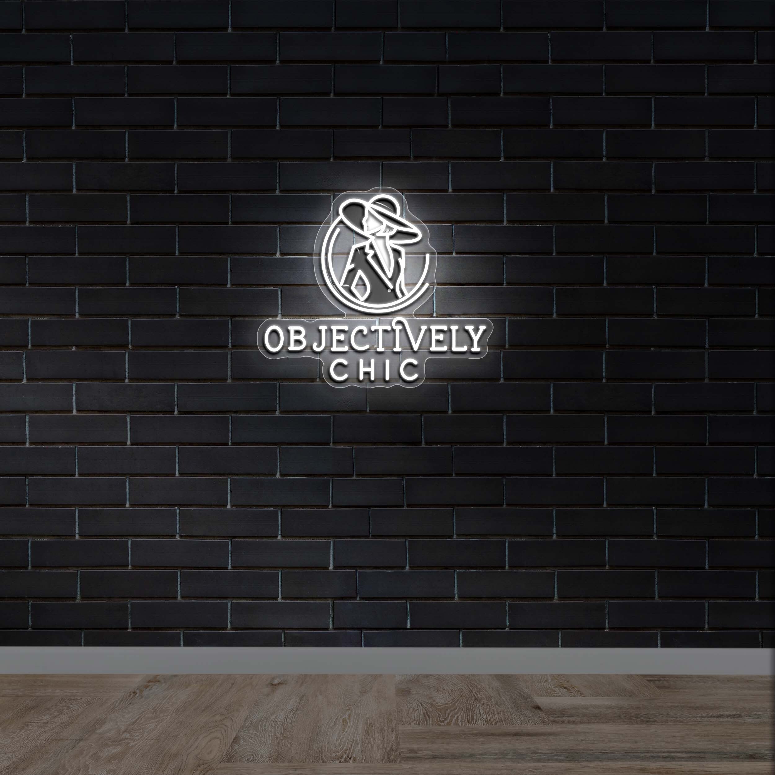 OBJECTIVELY CHIC - Premium Neon Artwork