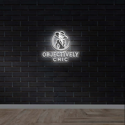 OBJECTIVELY CHIC - Premium Neon Artwork