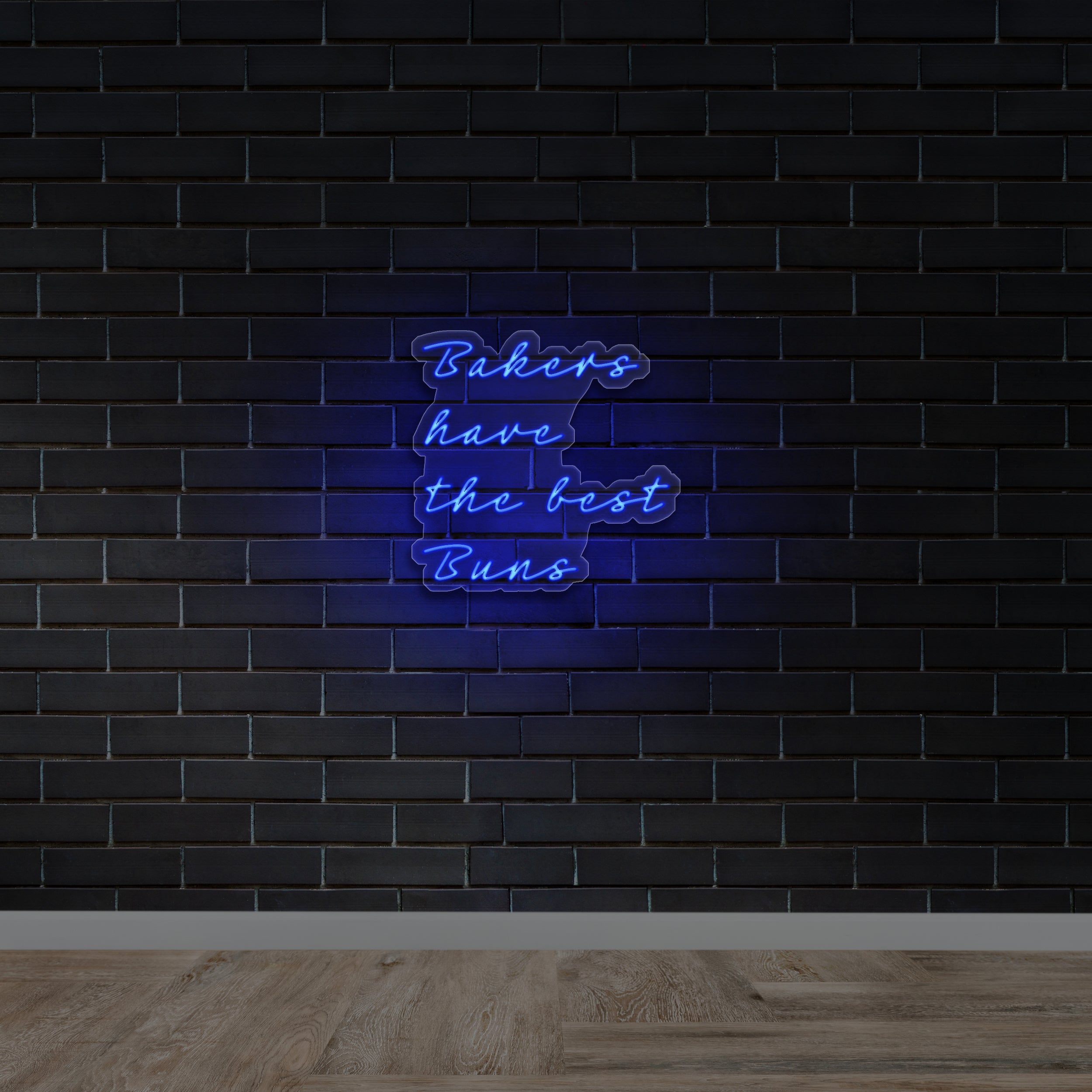 Bakers have the best Buns - Premium Neon Artwork