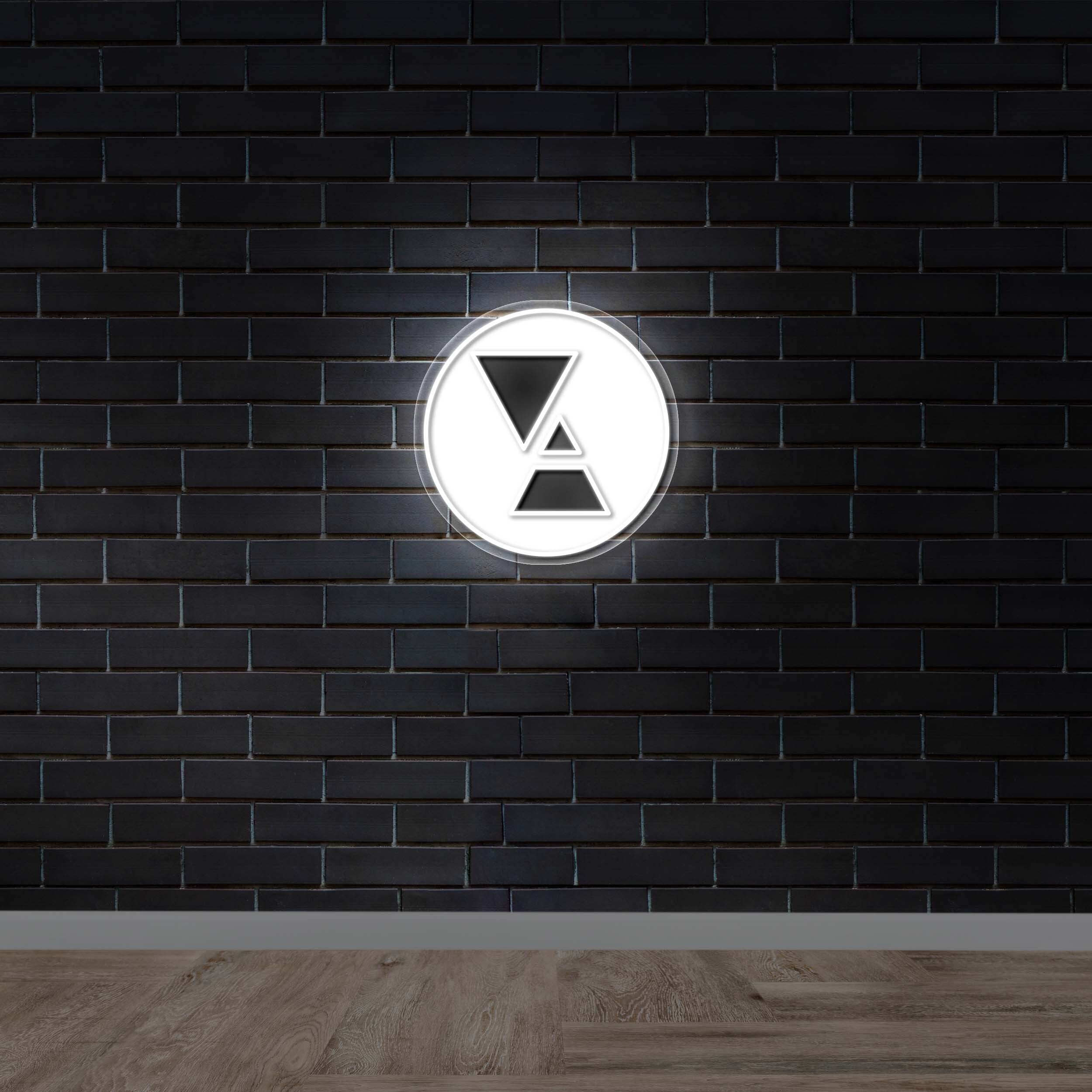 Triangles - Premium Neon Artwork