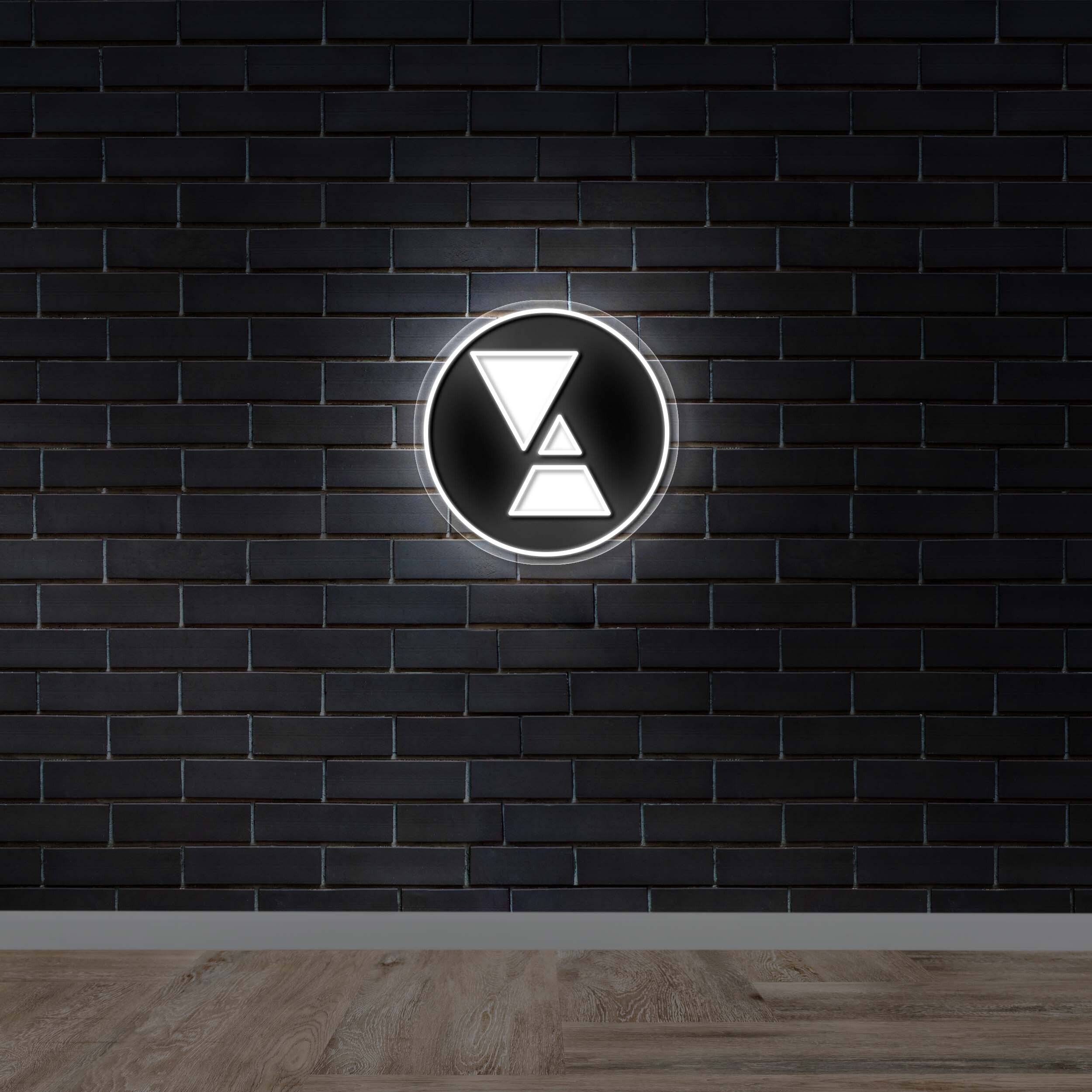 Triangles - Premium Neon Artwork