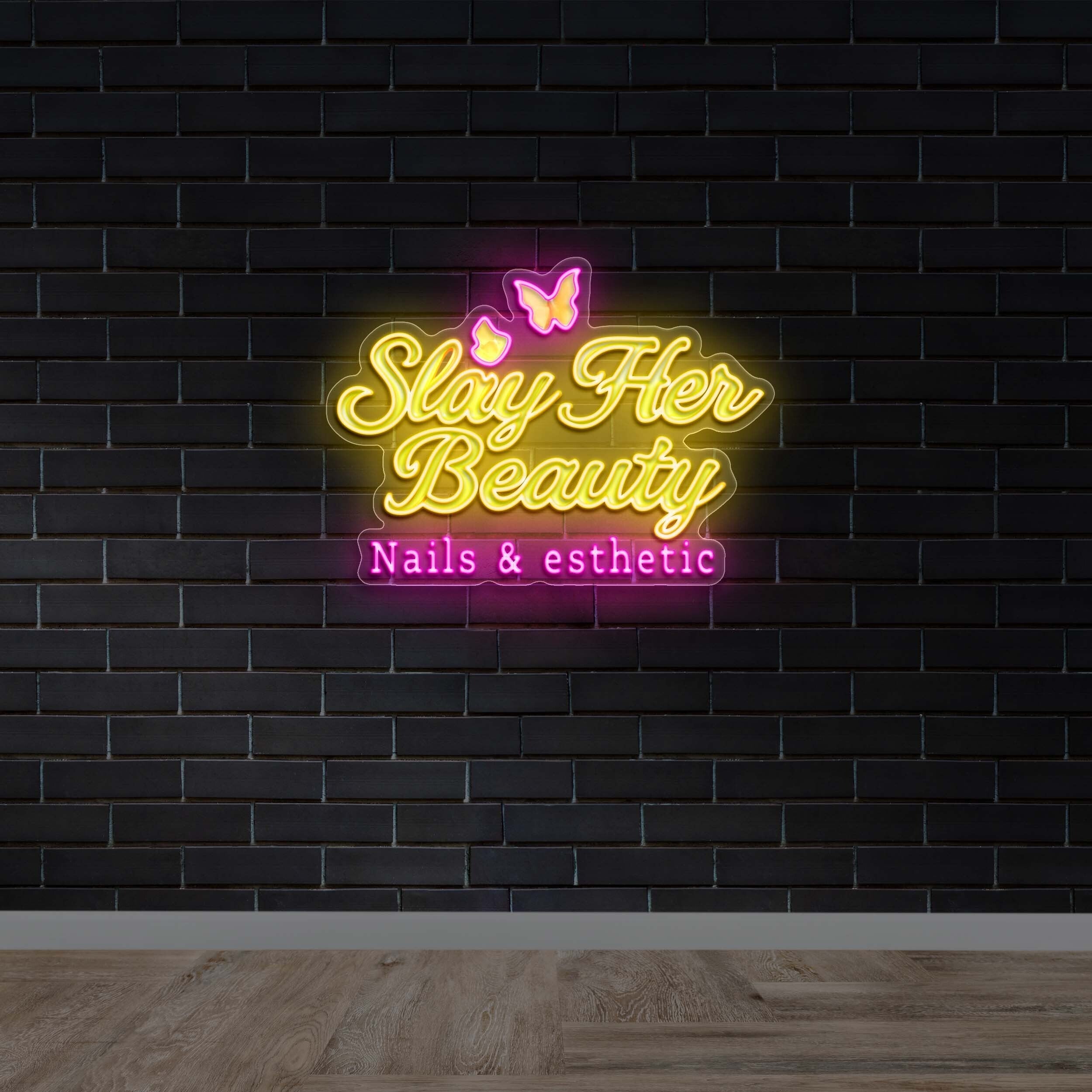 Slay Her Beauty - Premium Neon Artwork