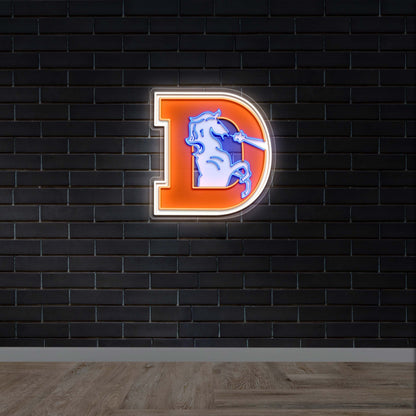 D - Premium Neon Artwork