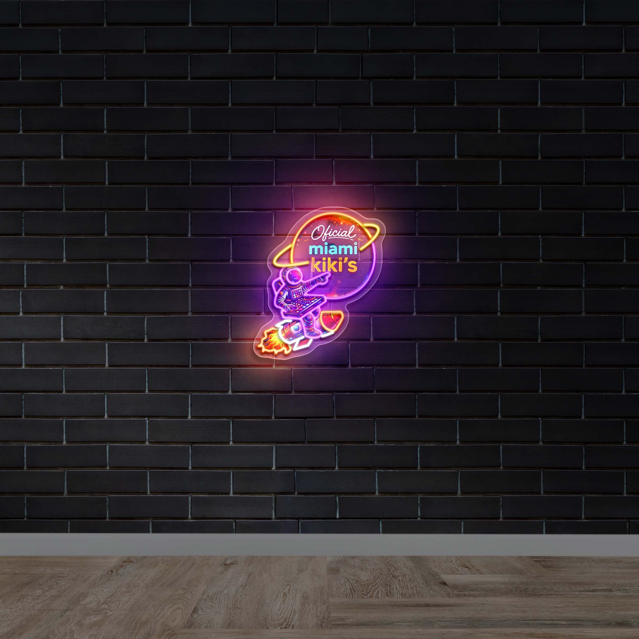 Official Miami Kicks - Premium Neon Artwork