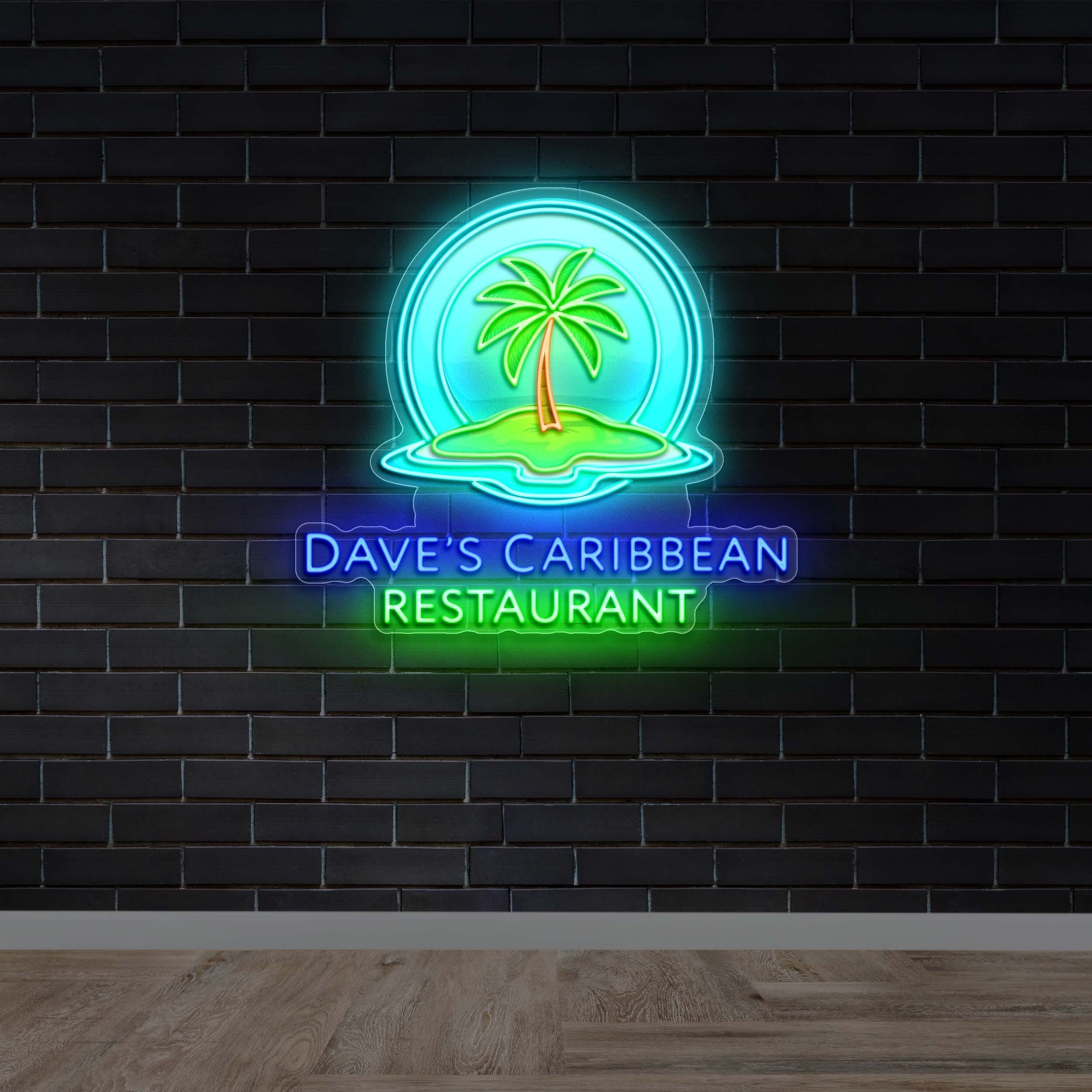 Dave’s Caribbean - Premium Neon Artwork