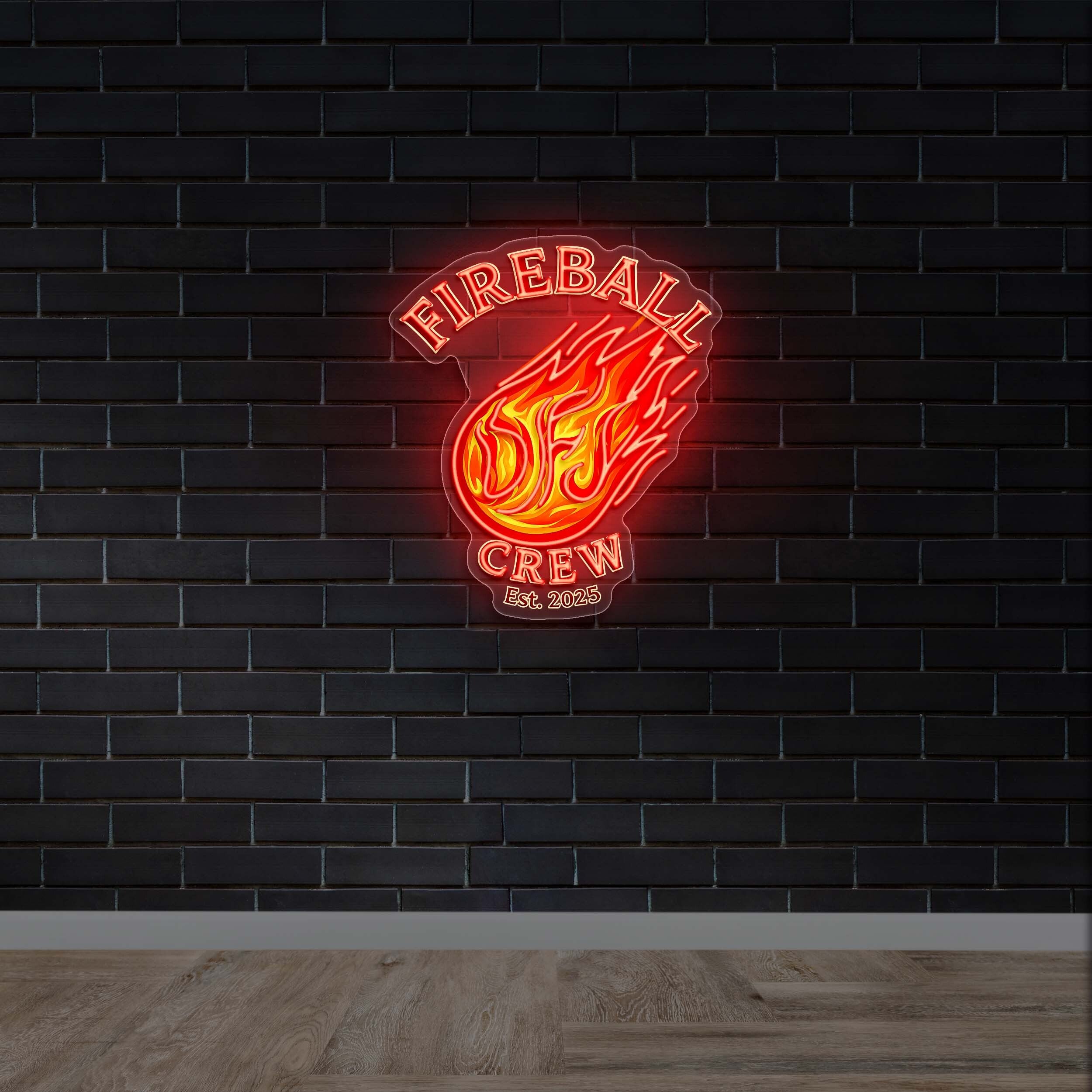 FIREBALL CREW | 2nd Version - Premium Neon Artwork