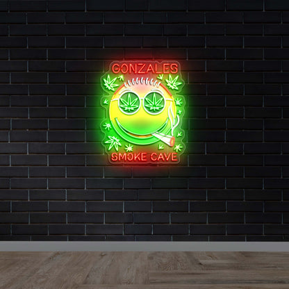 Gonzales Smoke Cave - Premium Neon Artwork