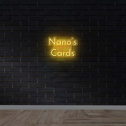 Nano's Cards - Premium Neon Artwork