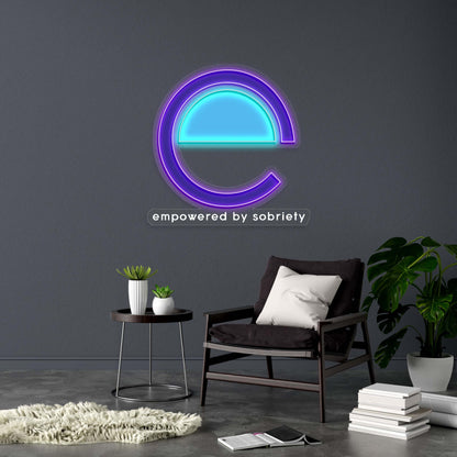 Empowered by sobriety - Premium Neon Artwork