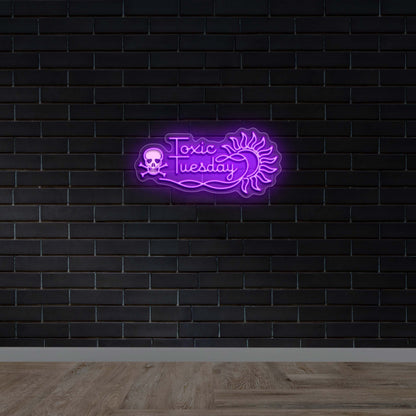 Toxic Tuesday - Premium Neon Artwork