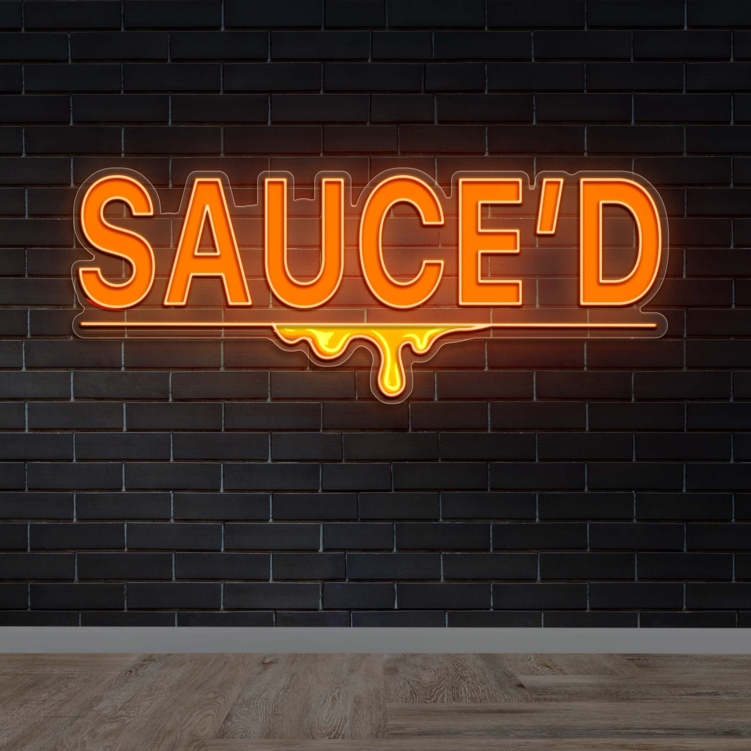 SAUCE'D - Premium Neon Artwork