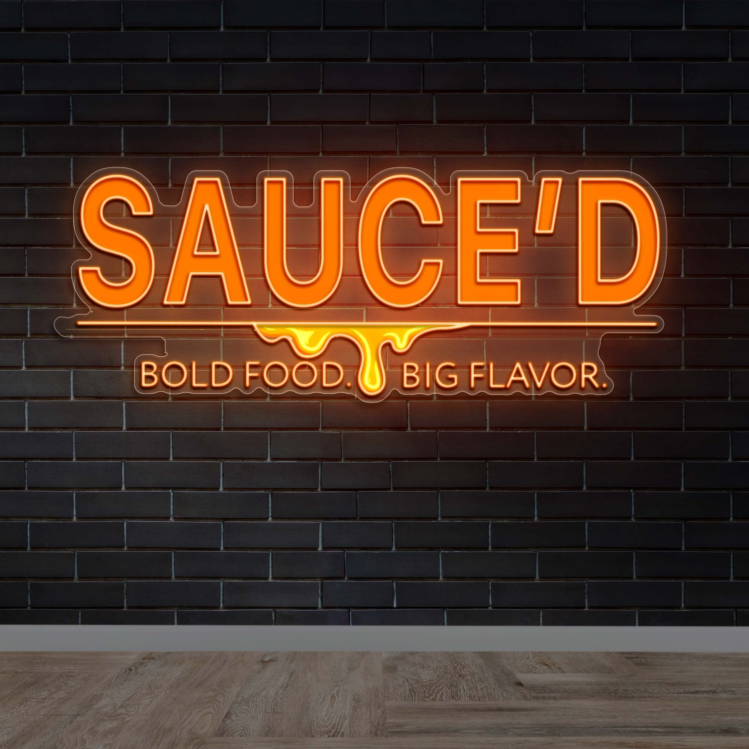 SAUCE'D | 2nd Version - Premium Neon Artwork