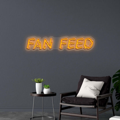 FAN FEED - Premium Neon Artwork