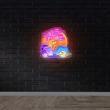 Nite Owl Hotrods - Premium Neon Artwork