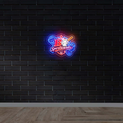 B4sportscardsLLC - Premium Neon Artwork