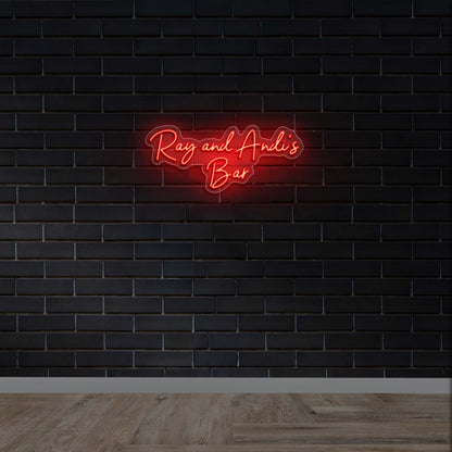 Ray and Andi's Bar - Premium Neon Artwork