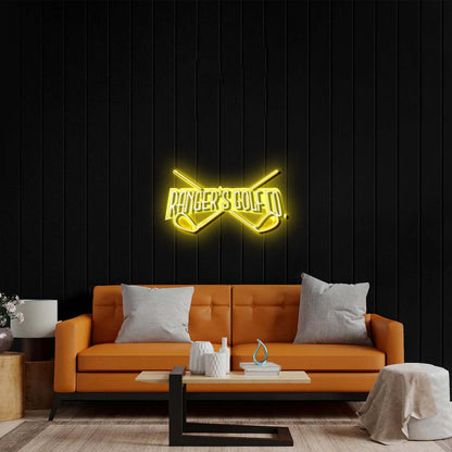 RANGER'S GOLF CO. - Premium Neon Artwork
