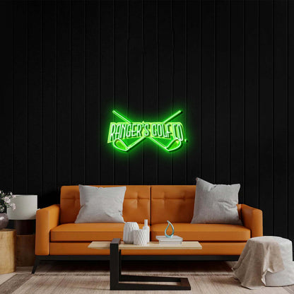 RANGER'S GOLF CO. - Premium Neon Artwork