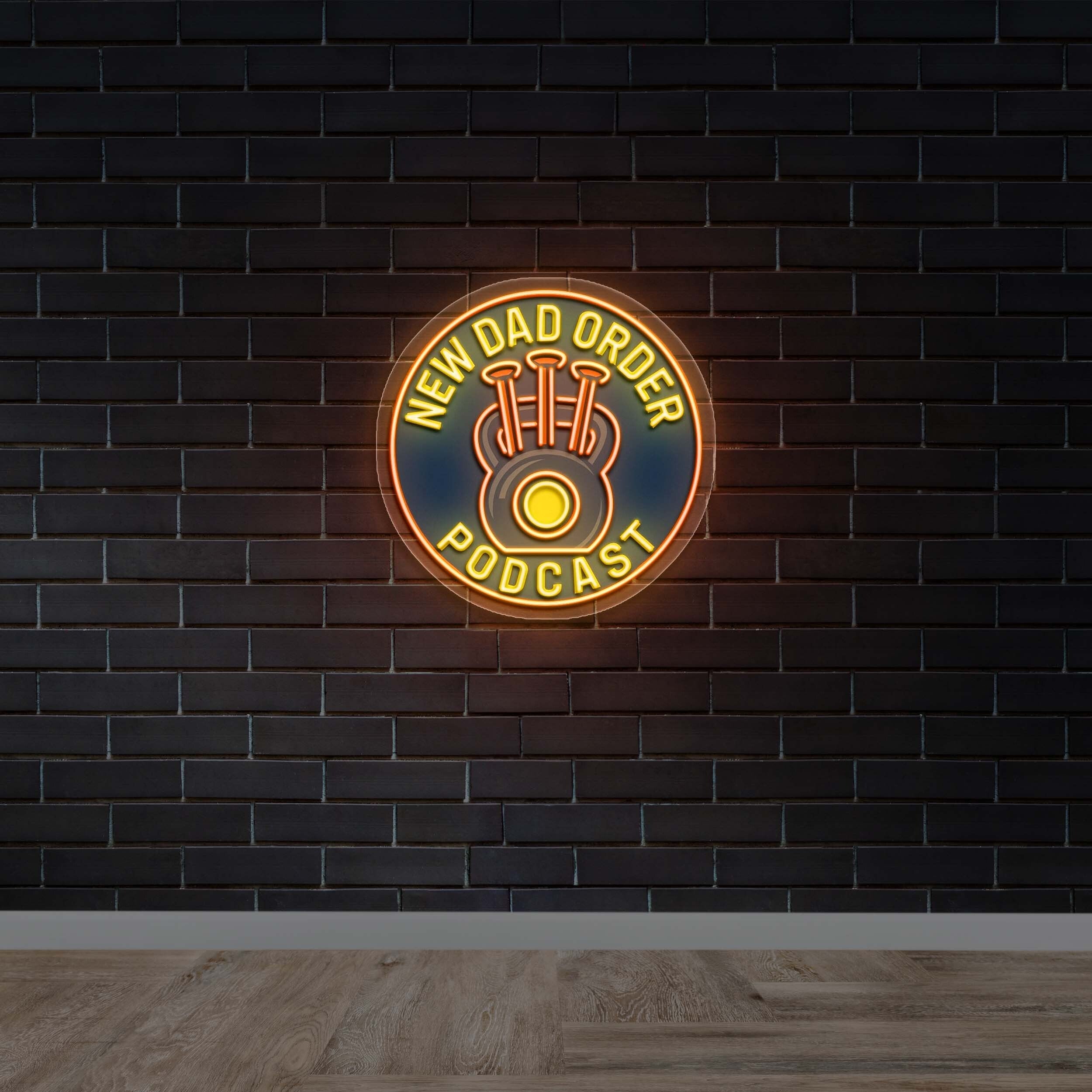 New Dad Order Podcast -  Premium Neon Artwork
