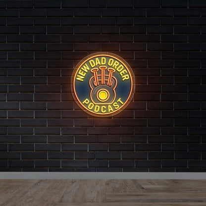 New Dad Order Podcast -  Premium Neon Artwork
