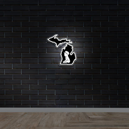 Baby Silhouette - Premium Neon Artwork